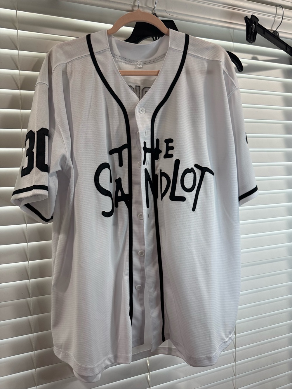 The Sandlot White Baseball Jersey Shirt - unisex